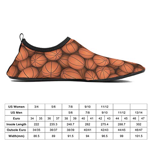 Generic Branded - Zapatillas de goma para deportes divertidos y descalcificadores de playa, natación, yoga, esnórquel, color blanco 46/47