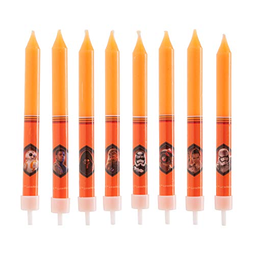 Generique - 8 Velas de cumpleaños Star Wars