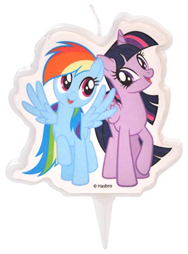 Generique – Vela My Little Pony Rainbow Dash y Twilight Sparkle 6,5 cm