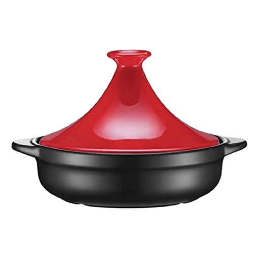 GFDFD Cacerola de cerámica Cocina, Gas del hogar Sopa de cocido Cazuela, Piedra Especial Pot Bibimbap Piedra Pot Anti Escaldado Regalo