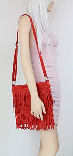 Girly HandBags - Bolso al hombro de Material SintÃ©tico para mujer mostaza