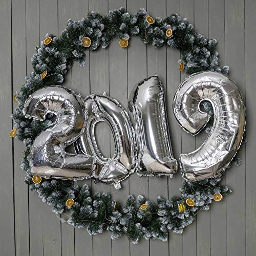 Globos de helio XXL de papel de aluminio, letras y números y caracteres en color dorado; plateado, 80 cm, gran decoración para fiesta de cumpleaños, boda, fiesta, plástico, 1 - rosa., Rosa