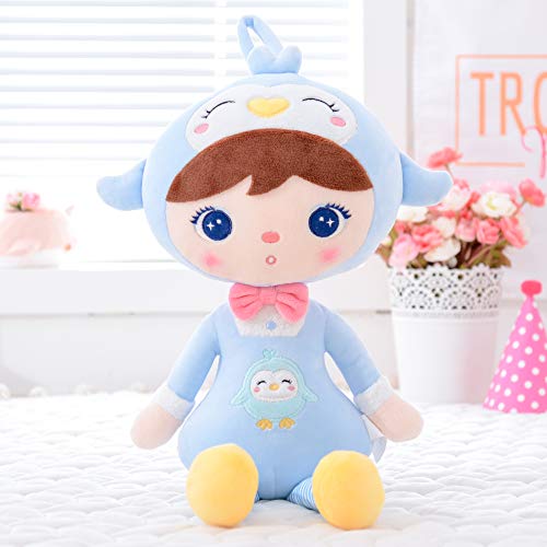Gloveleya Muñeca de Peluche muñeca de Trapo Peluche Regalo de niña Suave y Seguro para Jugar - Serie Kepple - Pingüino