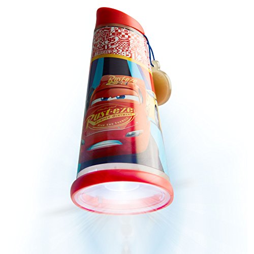 GoGlow Disney Cars Luz de Noche y Linterna Giratoria, Rojo