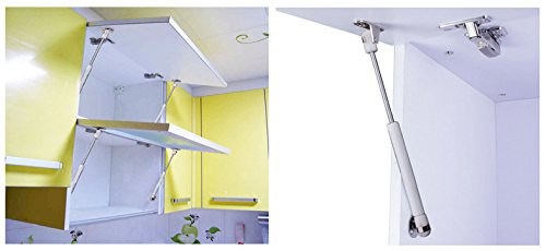 GRASSHOPPER 80N Hidraulico Amortiguador de Gas 85362 Resorte de Compresión para Puertas Armario Muelle Piston de Gas Para Muebles de Cocina Elevación Neumática Potencia Paquete de 4