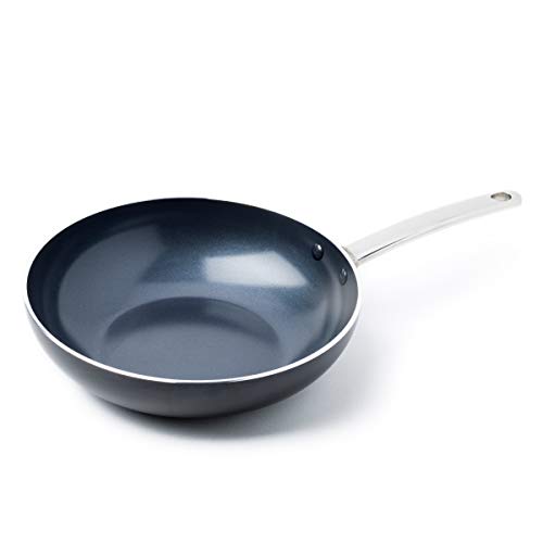 GreenPan cc000851 – 001 – Sartén Wok, Aluminio, Negro, 28 cm