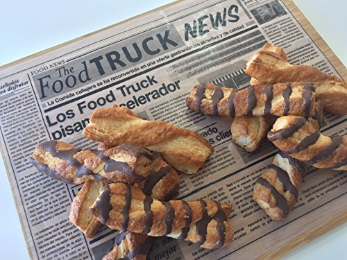 GRUPOHORECA DISTRIBUCION CANAL HORECA Papel Periódico Alimentario 31X25 Antigrasa - 500 Unidades Mod.-The Food Truck News