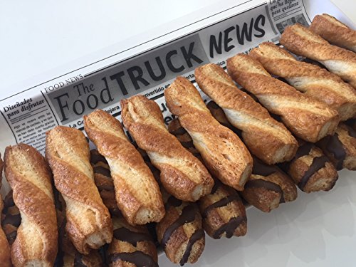GRUPOHORECA DISTRIBUCION CANAL HORECA Papel Periódico Alimentario 31X25 Antigrasa - 500 Unidades Mod.-The Food Truck News