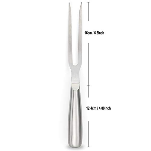 GuDoQi 2 Paquetes Tenedor para Trinchar De Acero Inoxidable Tenedor Trinchante 27cm / 10 Pulgadas con Mango Antideslizante para Cerdo Pavo Pollo Ternera BBQ