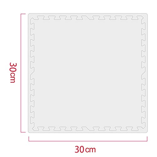 HAIBUAHO Puzzle Almohadilla De Espuma Costuras Tricolores Niños Trepando Colchonetas for El Hogar Tamaño De Pieza Individual 30x30x1cm (Color : B, Size : 16pcs)