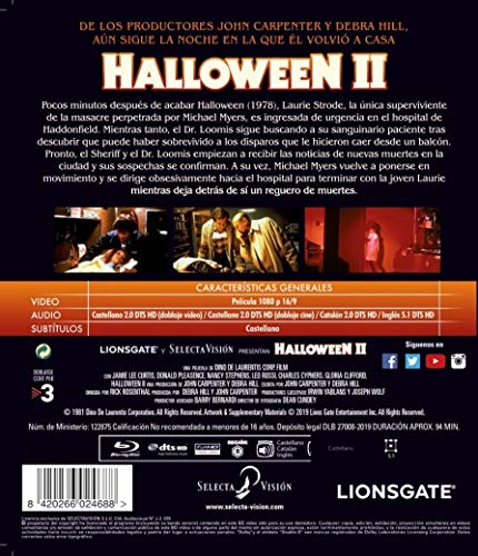 Halloween Ii Blu-Ray [Blu-ray]