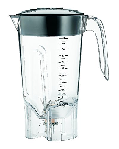 Hamilton Beach Commercial 6126 – de 250 CE policarbonato Depósito para Rio Blender, 1.25 l, Transparant