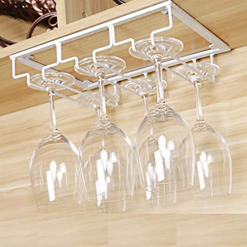 Hblpot-m Soporte para Copas Colgantes para Almacenar Diferentes Tipos De Copas De Vino Tinto En Varios Tamaños 1225jg (Color : White, Size : 60cm*22.5cm)