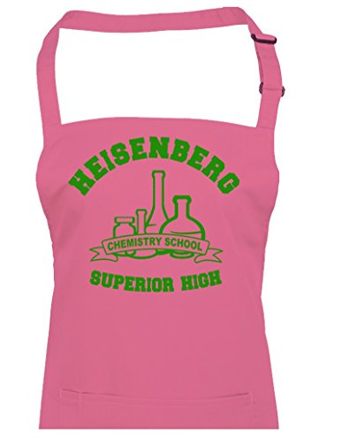 Heisenberg química escuela superior de alta culto TV Inspired Unisex delantal, rosa, Talla única