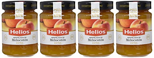 Helios - Mermelada De Melocotón Extra - [pack de 4]