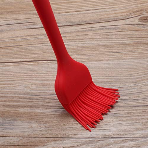 Herramientas de cocina y pequeños gadgets de silicona bandeja para hornear pan chef de pastelería Rojo 20.5X3.3Cm Mantequilla Aceite de pintura herramienta Pincel Barbacoa,Rojo