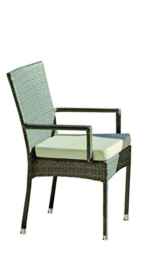 Hevea Sillón Comedor Noray Gris Exterior