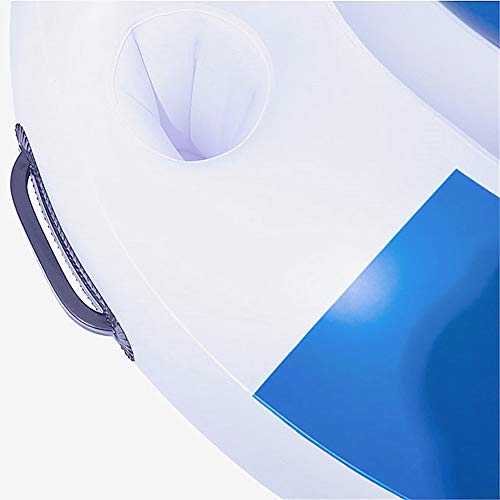Hielo Cubo Inflable para Piscina, Enfriador De Bebidas Titular De PVC De Agua Cubos De Hielo Bolsa con 6 Portavasos De Verano De La Playa Piscina Partido De Juguete