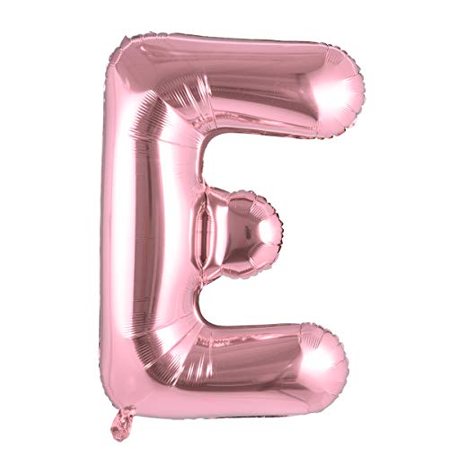Hivexagon Globo De Letras Grandes, Globo De Helio De Aluminio De 40" Oro Rosa / 1 Pieza