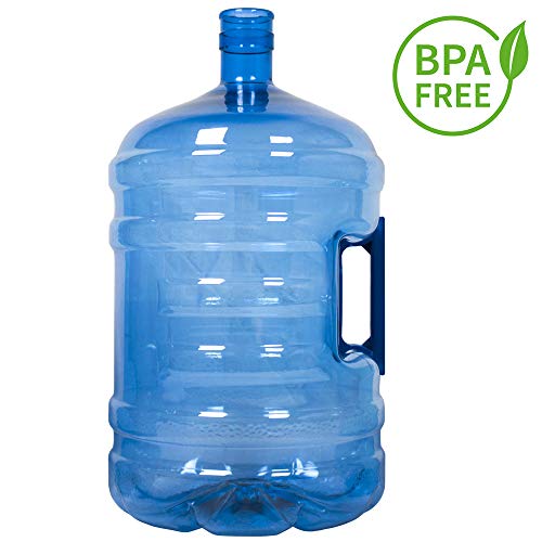 HODS HOME OFFICE DELIVERY SERVICES Botellón de 18.9 litros, para Agua. Compatible con Tapones de 5 galones. Apto para dispensadores de Agua. Color Azul. Libre de bisfenol-A