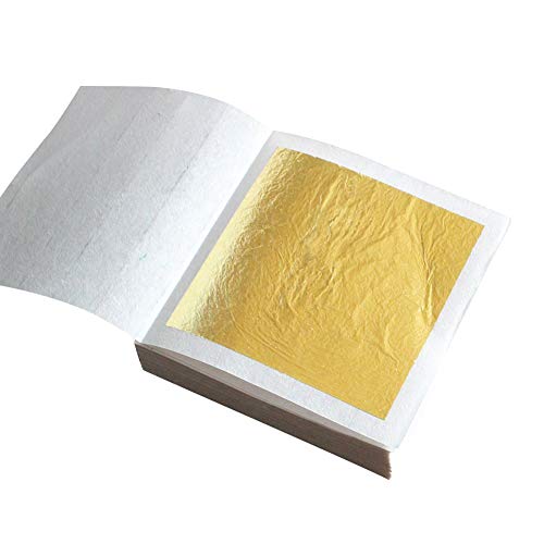 Hoja de oro 30 decoración de chocolate pastel de lámina de oro de imitación, pan pastelería cocina, maquillaje salud y spa, bronceado decoración de postres, proyecto de arte DIY