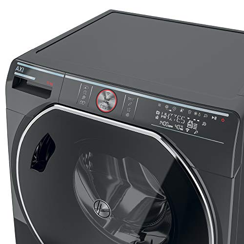 Hoover AXI AWMPD 413 LH7R/1-S - Lavadora carga frontal 13 Kgs, 1400 rpm, WiFi & Bluetooth, motor inverter, función vapor, 50 dBA, clase A+++, color antracita