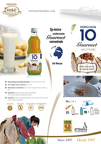 Horchata 10 (6x0,5L = 15L) Concentrada Gourmet