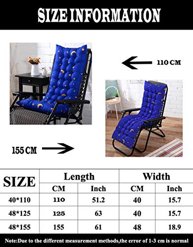 HotYou Cojín de Asiento, Cojín Mat Lounge de Almohadilla Patio jardín Hamaca al Aire Libre Cubierta,Naranja,40 * 110 CM