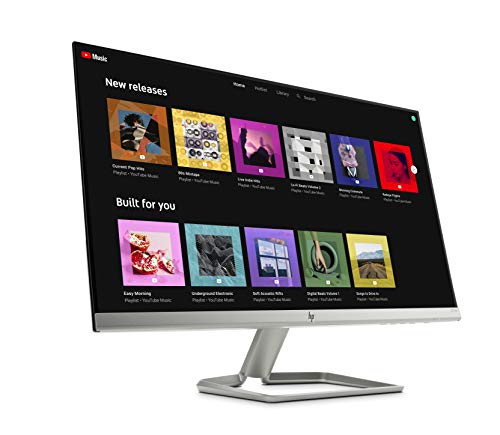 HP 27FW - Monitor Full HD de 27" (1920 x 1080, panel IPS LED, 16:9, HDMI 1.4, 5 ms, 60 Hz, AMD FreeSync, Altavoces incorporados), Color Blanco