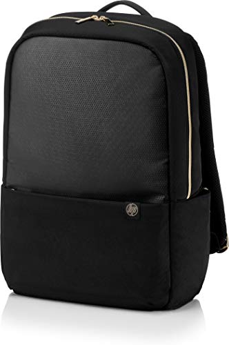 HP Duotone - Mochila para portátil de hasta 15,6", Color Negro y Dorado