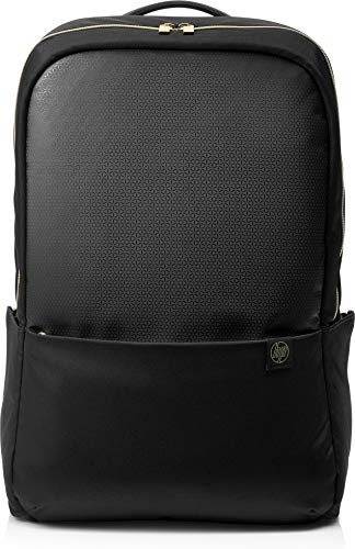 HP Duotone - Mochila para portátil de hasta 15,6", Color Negro y Dorado