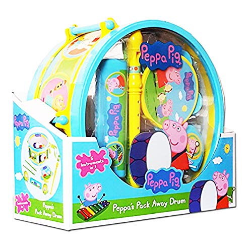 HTI Juego de Peppa Pig Pack Away Drum Musical
