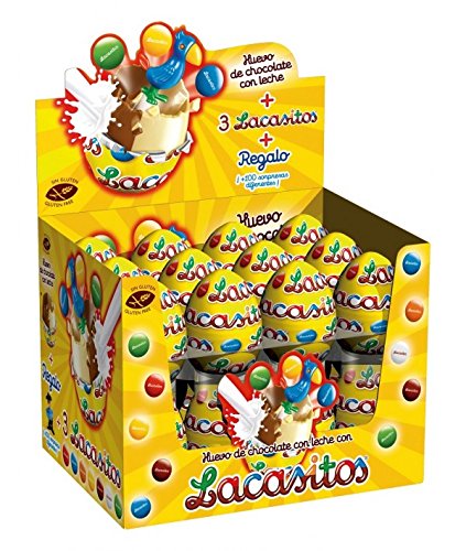 Huevo de Lacasitos -24 uds - Chocolate + sorpresa