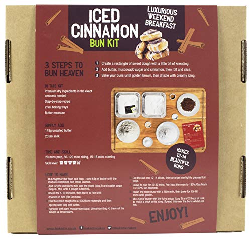Iced Cinnamon Bun Kit - Bakedin