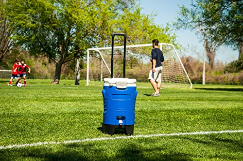 Igloo Sport 2 Galones Dispensador de Bebidas Aislado, 7.6 litros, Azul
