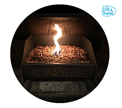 Imex El Zorro 71416 - Cesta quemador de pellets, 30 x 25 x 17 cm