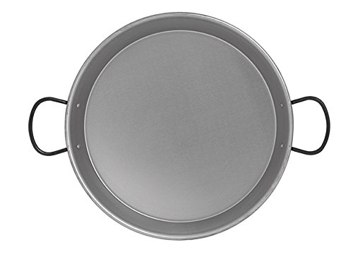 IMEX EL ZORRO El Zorro 63044-Paellera Pulida induccion, Esmaltado, Gris, 38 cm
