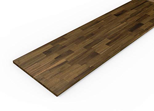 Interbuild Encimeras de Cocina de Madera Maciza de Acacia, 2200x635x26 mm, marrón, 1 Pieza/Paquete