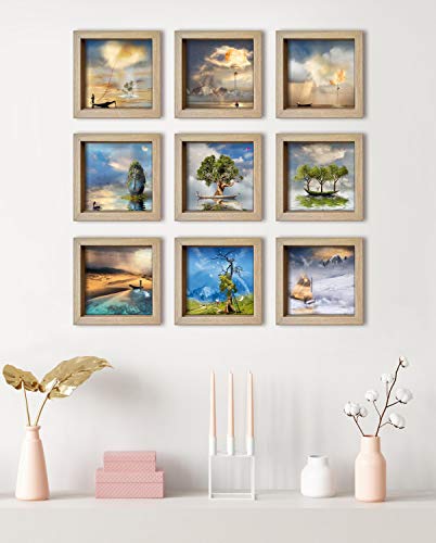 International Graphics - Postal enmarcada - Ann R - ''Petit Chef''- 16 x 16 cm - Marco disponible en 4 colores - Color del marco: Negro - Serie LUNA