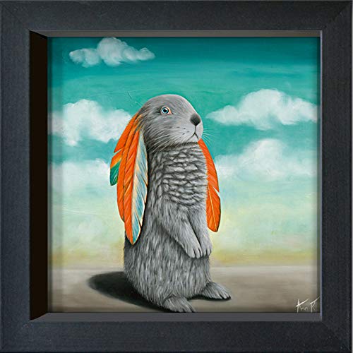 International Graphics - Postal enmarcada - Ann R - ''Petit Chef''- 16 x 16 cm - Marco disponible en 4 colores - Color del marco: Negro - Serie LUNA