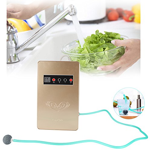 Ionizador Purificador Aire, Generador de Ozono, de Abs 220V, 50Hz 15W Ionizador con Orificios Posteriores(ORO)