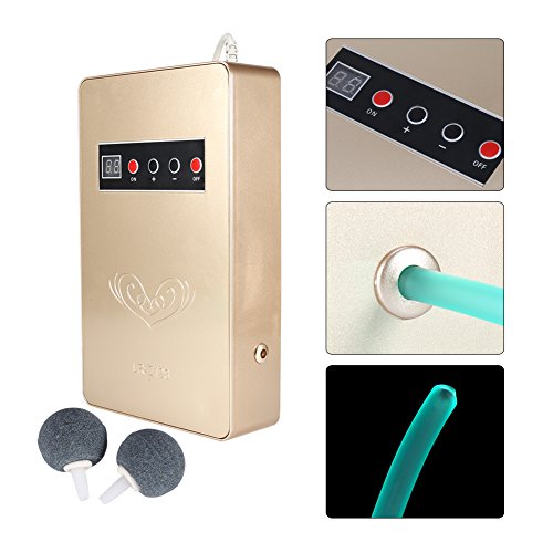 Ionizador Purificador Aire, Generador de Ozono, de Abs 220V, 50Hz 15W Ionizador con Orificios Posteriores(ORO)