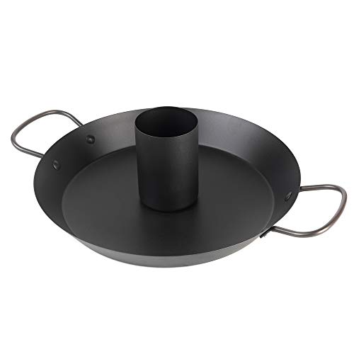 Jamie Oliver 552608 Get Inspired antiadherente 30 cm, acero inoxidable, negro, tostador de pollo para barbacoa, individual