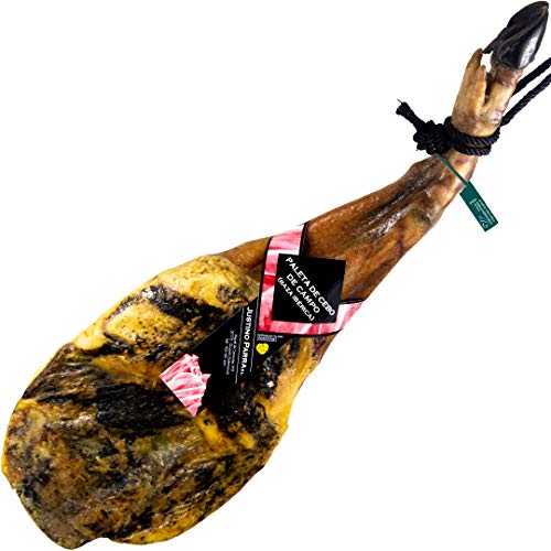 Jamón Ibérico de Cebo de Campo (Paleta). 84,80€ ENTREGA 24-72 HORAS. Peso aprox 4,5-5 kg. GUIJUELO, Salamanca. Justino Parra. Paletilla. Animales criados en libertad.