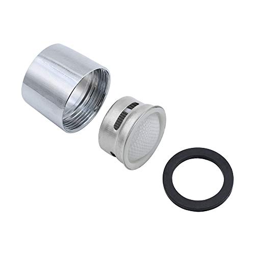 JaneYi (6 Piezas) Aireador de Grifo Repuesto M22 Acero Inoxidable Cocina Baño Grifo Filtro de Burbujas Grifo de Ahorro de Agua Boquilla de Rosca Hembra con 6 Juntas de Goma y Una Llave de Aireador