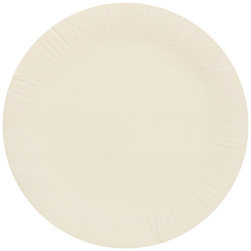 Jena 22,86 cm Platos de Papel, Blanco