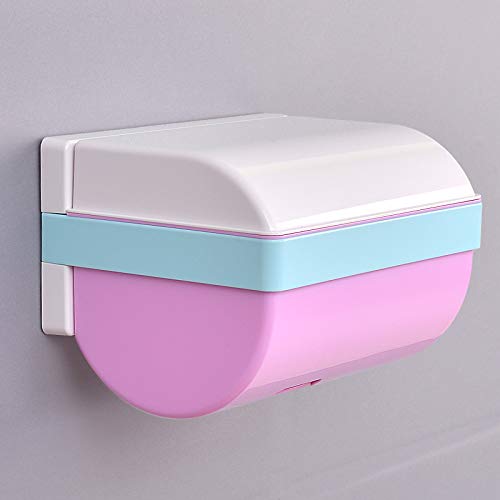 Joeesun Cartón de mano Caja de pañuelos Papel de perforación libre Tubo de papel Papel higiénico Bandeja depapel 12CM T148