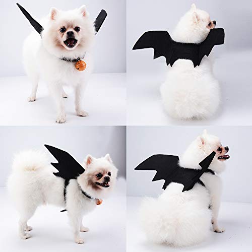 Joyibay Alas de Perro, Disfraz de Halloween para Perros Alas de Murciélago para Perros de Halloween Disfraces de Fiesta para Mascotas para Perros Fiesta Temática de Vacaciones de Halloween