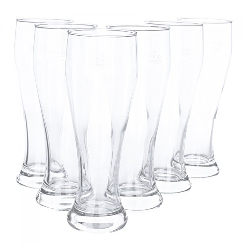 Juego de 6 vasos para cerveza de trigo „Bavaria“ 0,5L graduado
