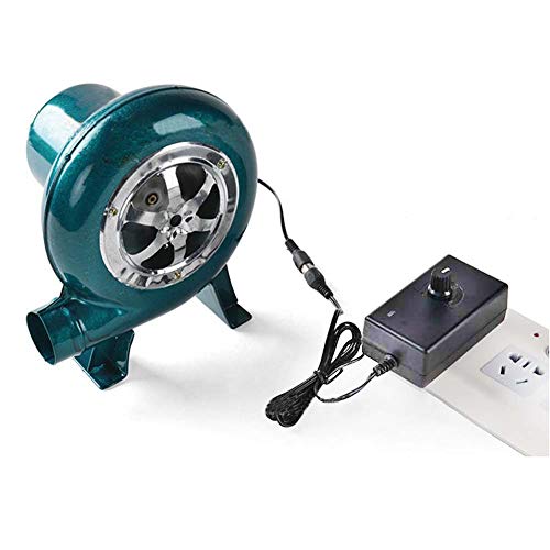 JXS 220V de Velocidad Variable del Ventilador eléctrico - Barbacoas de carbón soplador soplador Forge - para Barbacoa, Chimenea Ventilador,40W
